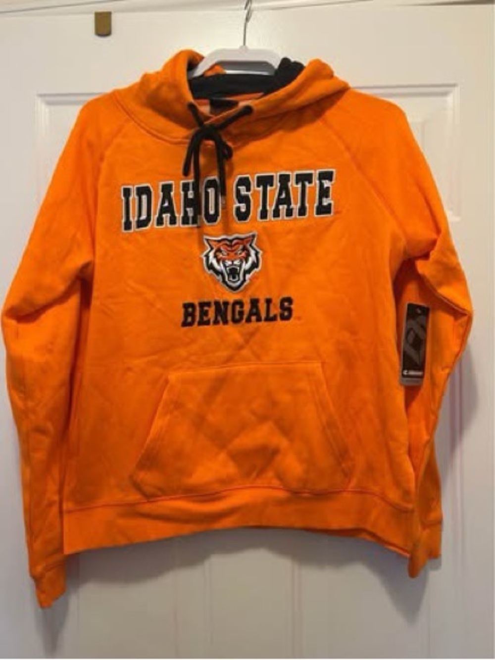 Colosseum Idaho State Bengals Orange Crewneck Hoodie